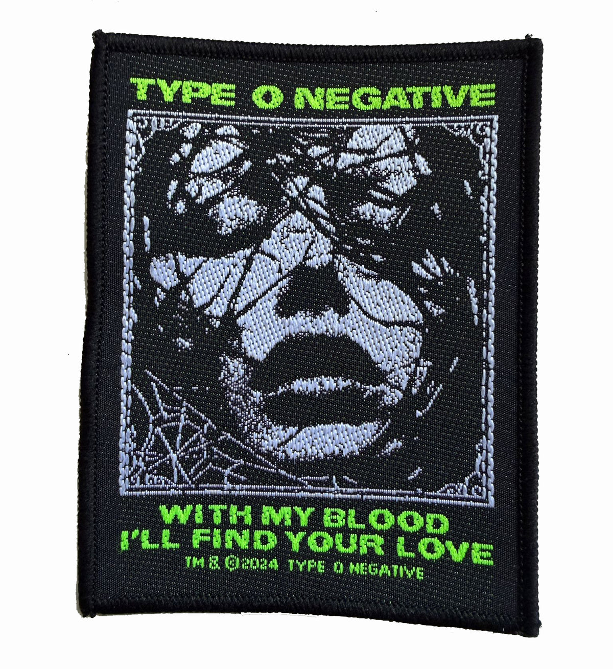 TYPE O NEGATIVE - With My Blood I'll Find Your Love - 10 x 7,8 cm - Patch