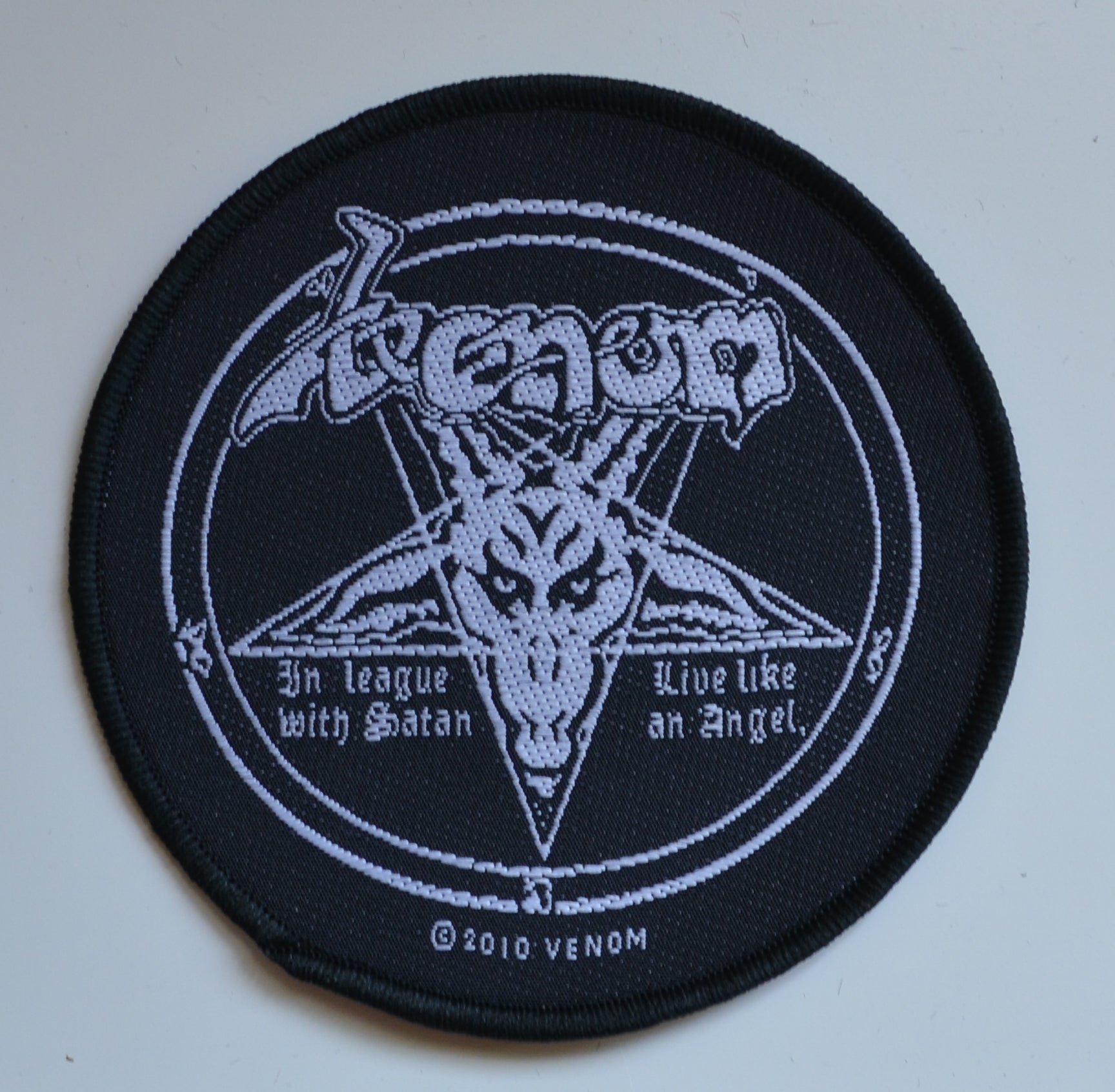 VENOM - In League With Satan - 9,5 cm - Patch