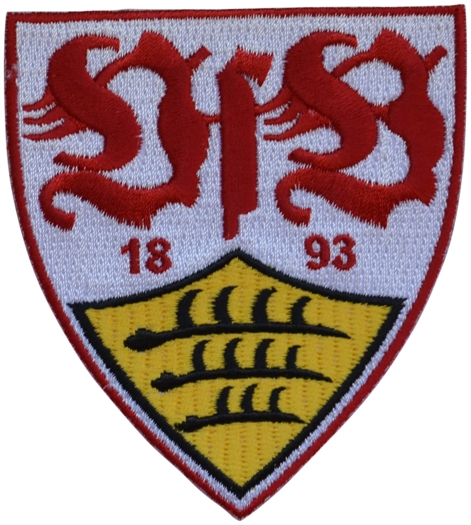 VFB STUTTGART - Wappen - 8,2 x 9,2 cm - Patch