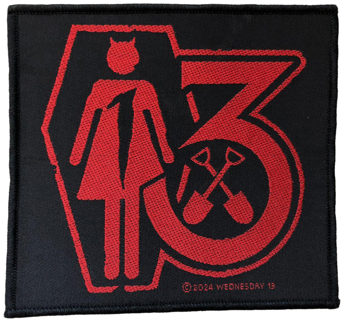 WEDNESDAY 13 - Casket - 9,5 x 10,2 cm - Patch