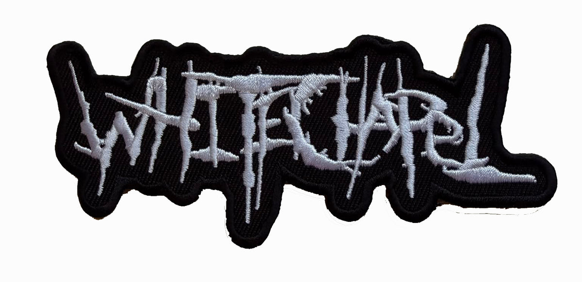 WHITECHAPEL - Shaped Old School Logo - 5,1 x 11,9 cm - Patch