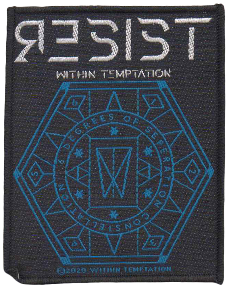 WITHIN TEMPTATION - Resist Hexagon - 8,2 x 10,2 cm - Patch