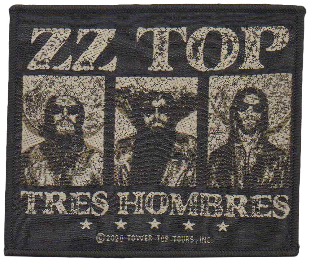 ZZ TOP - Tres Hombres - 10 x 8,4 cm - Patch