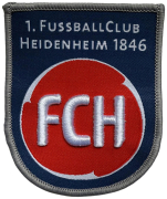 1. FC HEIDENHEIM - Logo gross - 8 x 6,5 cm - Patch