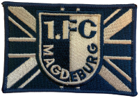 1.FC MAGDEBURG - Union Jack - 5,5 x 8 cm - Patch