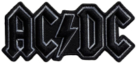 AC/DC - Black Logo - 4,3 x 10,2 cm - Patch