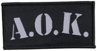 A.O.K. - Logo - 5,1 x 10,1 cm - Patch