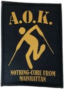 A.O.K. - Yellow Nothing-Core From Mainhattan - 10 x 7,3 cm - Patch