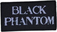 BLACK PHANTOM - Logo - 11,2 cm x 6,2 cm - Patch