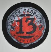 BLACK SABBATH - 13 Circular Backpatch - 28,5 cm