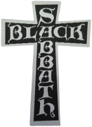 BLACK SABBATH - Cross Logo Cut Out - 10 x 7,3 cm - Patch