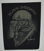 BLACK SABBATH Us Tour 78 - Backpatch - 30 cm x 36 cm