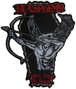 BLASPHEMY - Fallen Angel Of Doom… Coffin - 11 x 9,6 cm - Patch