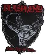 BLASPHEMY - Fallen Angel Of Doom… Shield - 10,8 x 9 cm - Patch