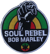 BOB MARLEY - Soul Rebel - 8,3 x 7,6 cm - Patch