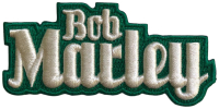 BOB MARLEY - Text Logo - 4,5 x 9,2 cm - Patch