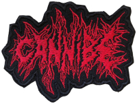 CANNIBE - Red-Logo - 6,8 x 9,3 cm - Patch