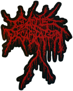 CATTLE DECAPITATION - Red Logo Die Cut - 10,9 x 9 cm - Patch