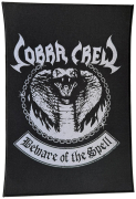 COBRA SPELL - Cobra Crew Beware Of The Spell - 29,4 x 19,7 cm - Woven ( ! ) Backpatch