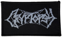 CRYPTOPSY - White Logo - 6,2 x 10 cm - Patch