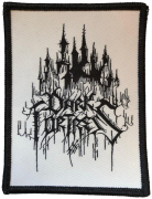 DARK FORTRESS - White Logo - 10,3 x 7,8 cm - Patch