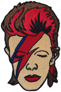 DAVID BOWIE - Ziggy Face - 9,3 x 6,2 cm - Patch