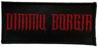 DIMMU BORGIR - Logo Red - 4,5 x 9,7 cm - Patch