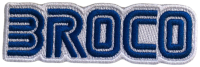 DON BROCO - Blue Logo - 3,1 x 9,8 cm - Patch