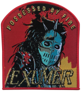 EXUMER - Possessed By Fire - Red Border - 11,1 x 9,8 cm - Patch