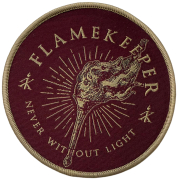 FLAMEKEEPER - Never Without Light - 9,9 cm - Patch