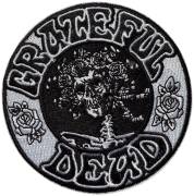 GRATEFUL DEAD - Black & White Bertha Circle - 8,8 cm - Patch