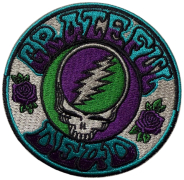 GRATEFUL DEAD - Steal Your Face Purple/Green - 8,8 cm - Patch