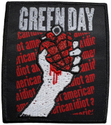 GREEN DAY - American Idiot Text Repeat - 9,7 x 8,2 cm - Patch