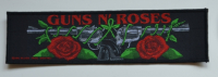 GUNS N ROSES - Logo / Roses - Patch - 19,6 cm x 5,4 cm