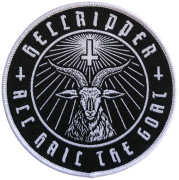 HELLRIPPER - Goatmaster White - 9 cm - Patch