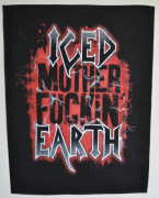 ICED EARTH Mother Fuckin - 29,5 cm x 36,2 cm Backpatch