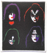 KISS - 4 Heads Printed - 10,3 x 9,2 cm - Patch