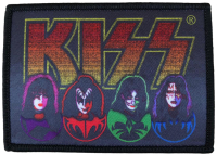 KISS - Faces & Icons - 7,1 x 10 cm - Patch