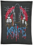 KNIFE - Black Speed Metal Punk - 10,1 x 7,5 cm - Patch