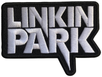 LINKIN PARK - White Logo - 6,9 x 9,3 cm - Patch