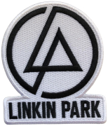 LINKIN PARK - Concentric Text Logo WHT - 10 x 8,3 cm - Patch