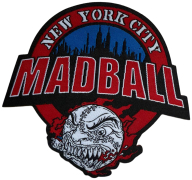 MADBALL - Ball NYC Shaped - 9,1 x 9,8 cm - Patch