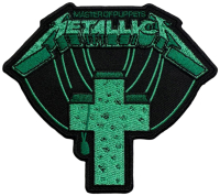 METALLICA - Master Of Puppets Green Cross - 9,5 x 10,5 cm - Patch