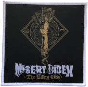 MISERY INDEX - The Killing Gods - White Border - 9,6 x 9,6 cm - Patch