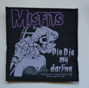 MISFITS Die Die My Darling Patch - 10,2 cm x 10,2 cm