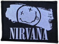 NIRVANA - Smiley Paint - 8,3 x 11 cm - Patch