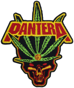 PANTERA - Leaf Skull - 11 x 9 cm - Patch