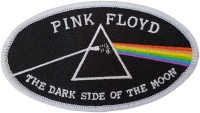 PINK FLOYD - Dark Side Of The Moon Oval White Border - 5,2 x 9,3 cm - Patch