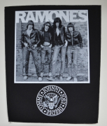 RAMONES - 1976 - Backpatch - 30 cm x 36,3 cm