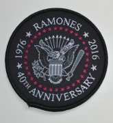 RAMONES 40th Anniversary Patch